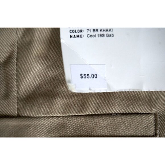 Haggar Cool 18 No-Iron Pleated Shorts-Big & Tall - Size 46W, NWT - Picture 10 of 11